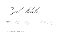 Just Nate.ttf字體轉換器圖片