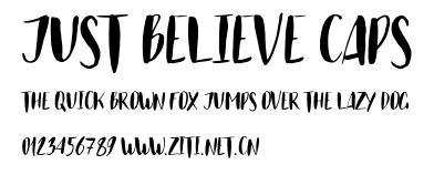 Just Believe Caps.otf
