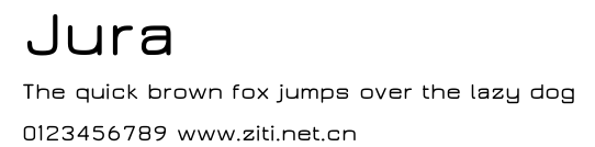 Jura.ttf字體轉換器圖片