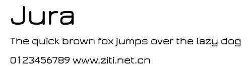 Jura.ttf字體轉換器圖片