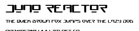 Juno Reactor.ttf字體轉換器圖片