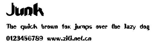 Junk.ttf字體轉換器圖片