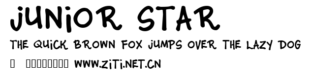 Junior Star.ttf字體轉換器圖片