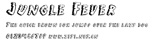 Jungle Fever.ttf字體轉換器圖片