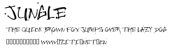 Jungle.ttf字體轉換器圖片