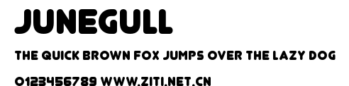 Junegull.ttf字體轉換器圖片