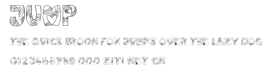 Jump.ttf字體轉換器圖片