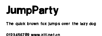 JumpParty.ttf字體轉換器圖片