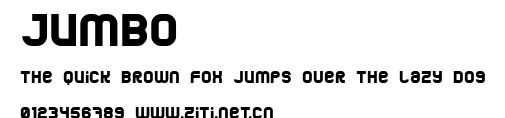 Jumbo.ttf字體轉換器圖片