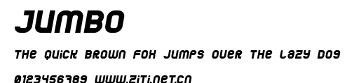 Jumbo.ttf字體轉換器圖片