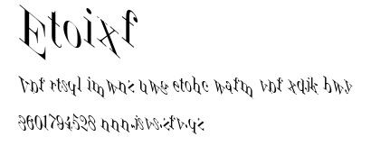 Jumble.ttf字體轉換器圖片