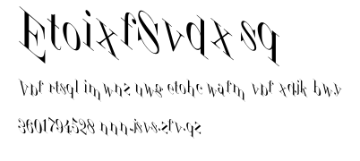 JumbleItalic.ttf字體轉換器圖片