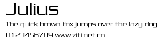 Julius.ttf字體轉換器圖片