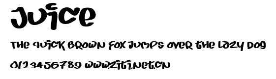 Juice.ttf字體轉換器圖片
