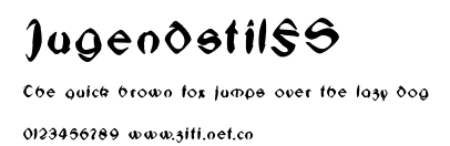 JugendstilFS.ttf字體轉換器圖片