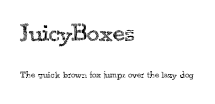 JuicyBoxes.ttf字體轉換器圖片