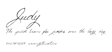Judy.ttf字體轉換器圖片