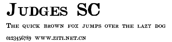 Judges SC.otf字體轉換器圖片