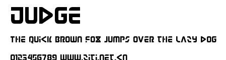 Judge.ttf字體轉換器圖片