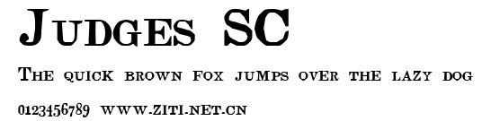 Judges SC.ttf字體轉換器圖片