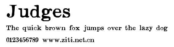 Judges.ttf字體轉換器圖片