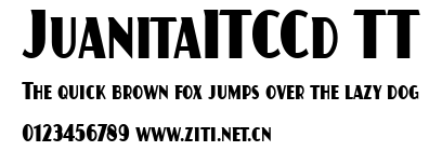 JuanitaITCCd TT.ttf字體轉換器圖片