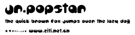 Jr.Popstar.ttf字體轉換器圖片