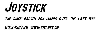 Joystick.ttf字體轉換器圖片