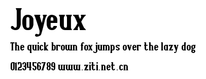 Joyeux.ttf字體轉換器圖片