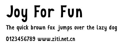 Joy For Fun.otf字體轉換器圖片