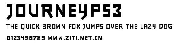 JourneyPS3.ttf字體轉換器圖片