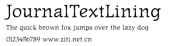 JournalTextLining.ttf字體轉換器圖片