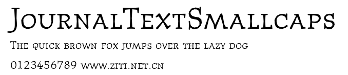 JournalTextSmallcaps.ttf字體轉換器圖片