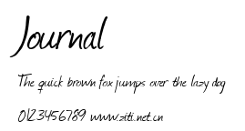 Journal.ttf字體轉換器圖片