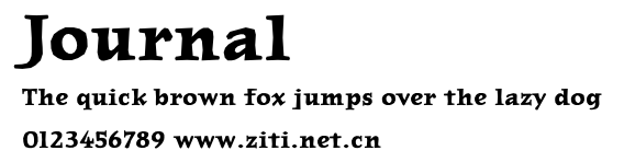 Journal.ttf字體轉換器圖片