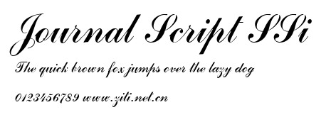 Journal Script SSi.ttf字體轉換器圖片