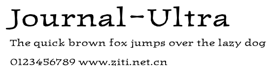 Journal-Ultra.ttf字體轉換器圖片