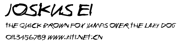 Joskus Ei.ttf字體轉換器圖片