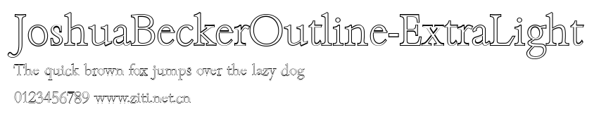 JoshuaBeckerOutline-ExtraLight.ttf