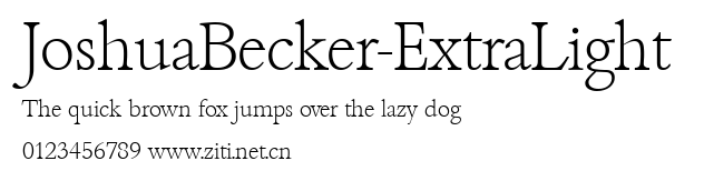 JoshuaBecker-ExtraLight.ttf