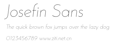Josefin Sans.ttf字體轉換器圖片