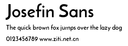 Josefin Sans.ttf字體轉換器圖片