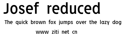Josef reduced.ttf字體轉換器圖片