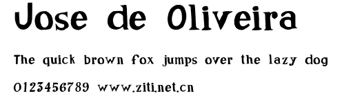 Jose de Oliveira.otf