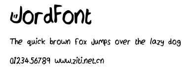 JordFont.ttf字體轉換器圖片