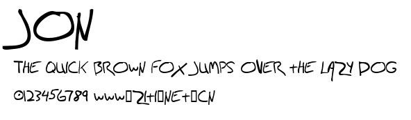 Jon.ttf字體轉換器圖片