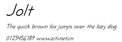 Jolt.ttf字體轉換器圖片