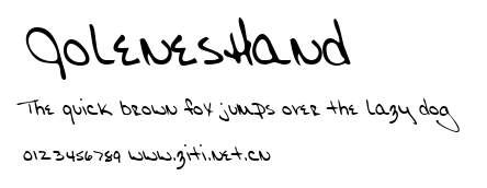 JolenesHand.ttf字體轉換器圖片