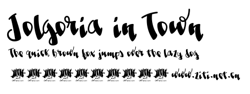 Jolgoria in Town.ttf字體轉換器圖片