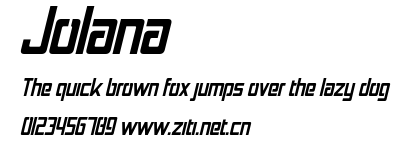 Jolana.ttf字體轉換器圖片